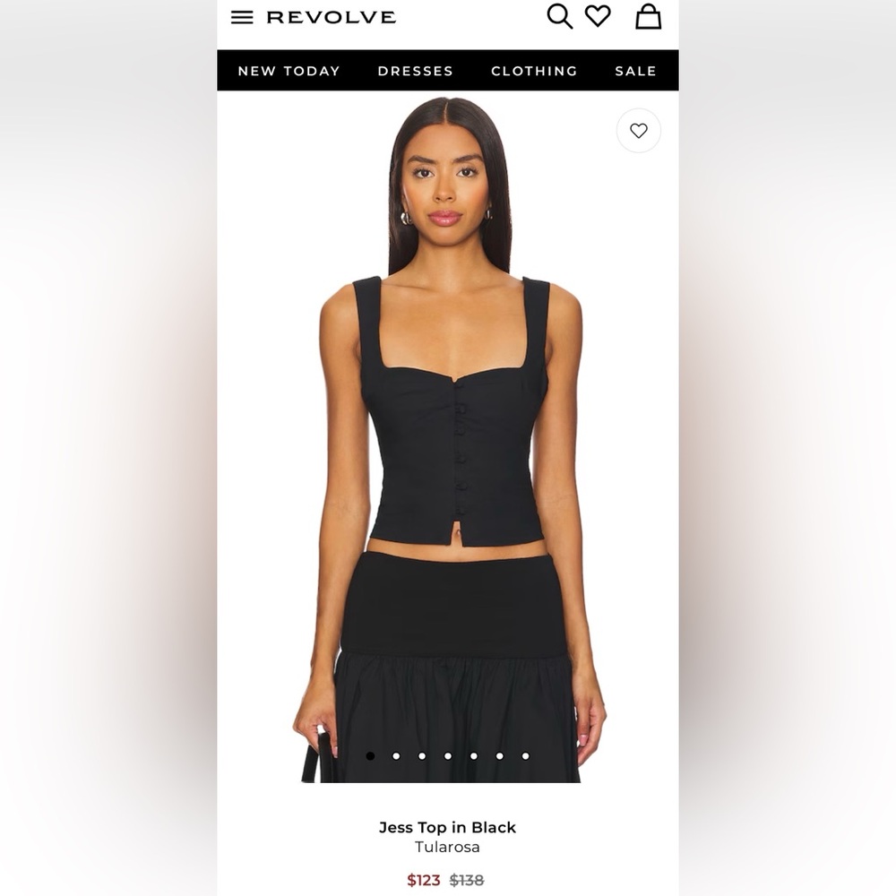NWOT tularosa jess top